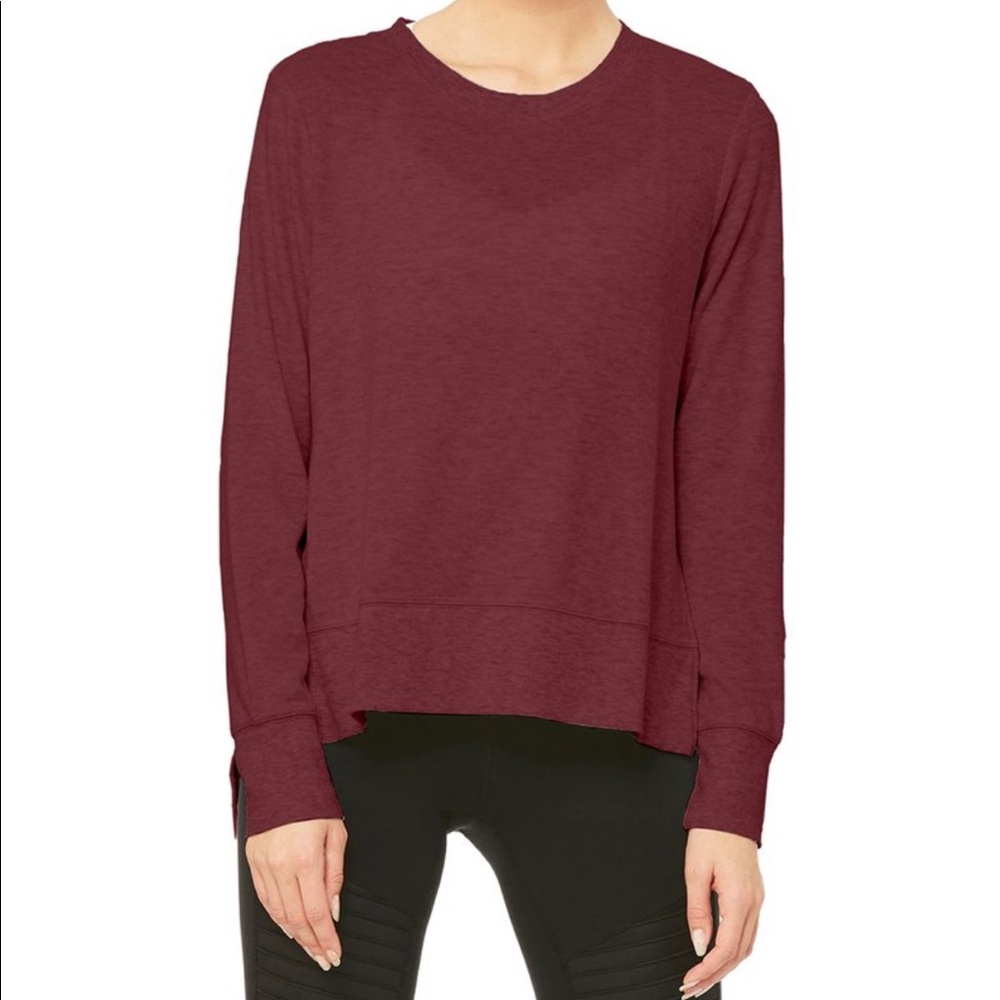 Alo Black Cherry Glimpse Long Sleeve